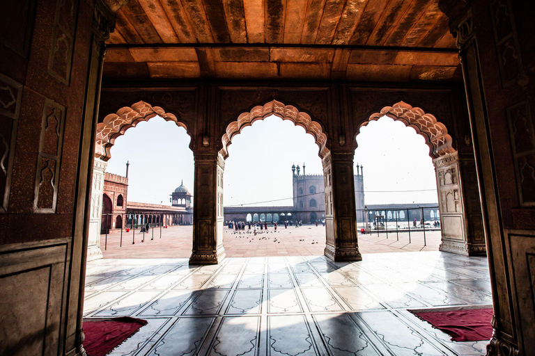 Delhi: Old Delhi, Akshardham Temple, and Light Show Tour English Language Guide