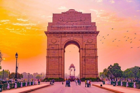 Nowe Delhi: prywatna półdniowa wycieczka samochodem po mieścieNowe Delhi: prywatna półdniowa wycieczka po mieście
