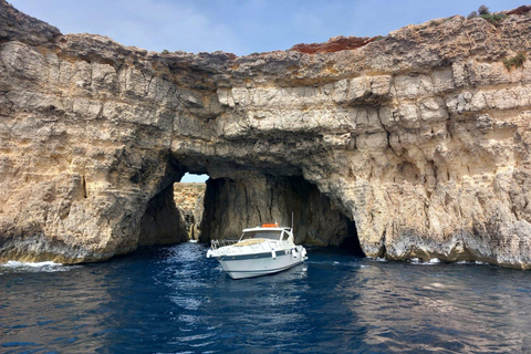 Private Boat Charter around Gozo, Comino &amp; Blue Lagoon