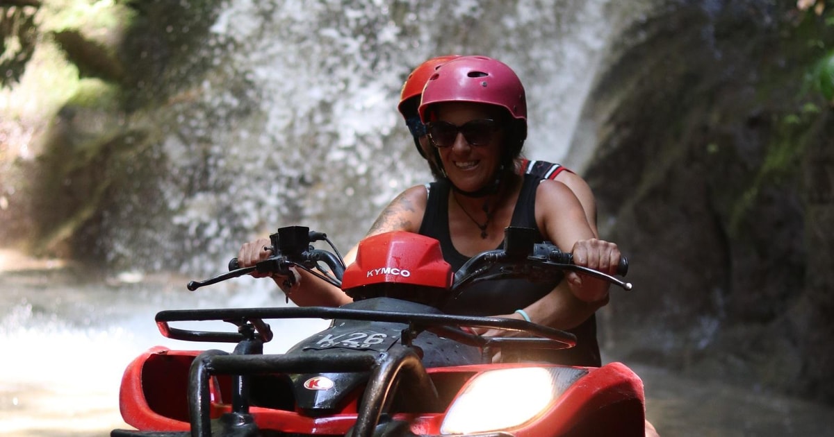 Bali ATV Ride through River, Tunnel, Waterfall + Free Tour | GetYourGuide