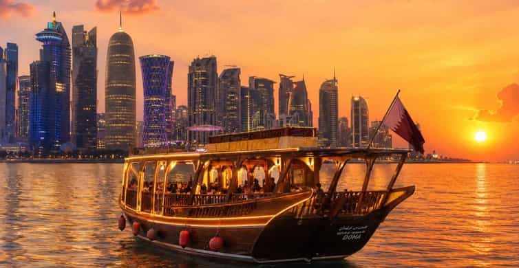 Doha: Traditional Dhow Cruise with Dinner Option