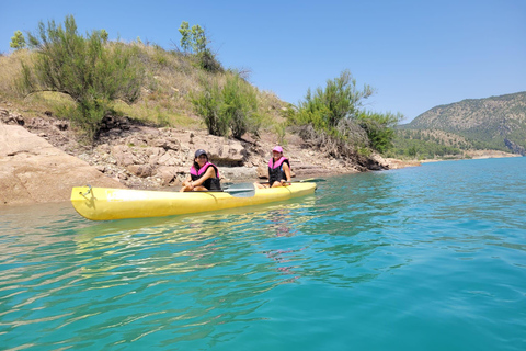 Da Valencia: Montanejos con rafting, kayak o escursioneMontanejos in kayak