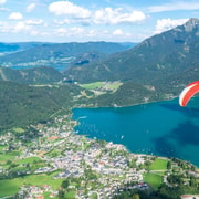 St Gilgen Tandem Paragliding Over Wolfgangsee Lake