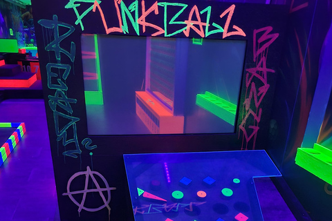 Prague: Punk Minigolf Glow-in-the-Dark Entry Ticket Punk Minigolf Glow-in-the-Dark Entry Ticket Monday-Thursday