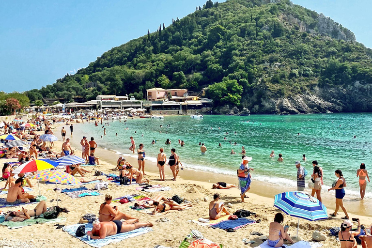 Corfu: Palaiokastritsa zwemmen en Afionas zonsondergang tour