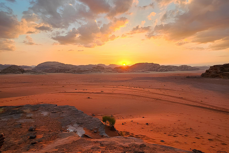 Au départ d&#039;Aqaba : Excursion en 4x4 dans le Wadi Rum et thé au coucher du soleilCircuit en 4x4 et thé au coucher du soleil