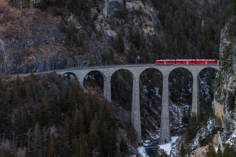 Glacier Express UNESCO Views & St. Moritz Tour | From Zurich
