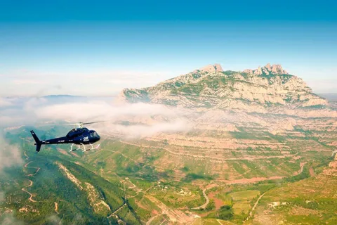 Vuelo en helicóptero Barcelona y Montserrat