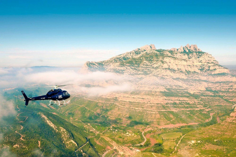 Barcelona and Montserrat Helicopter Flight
