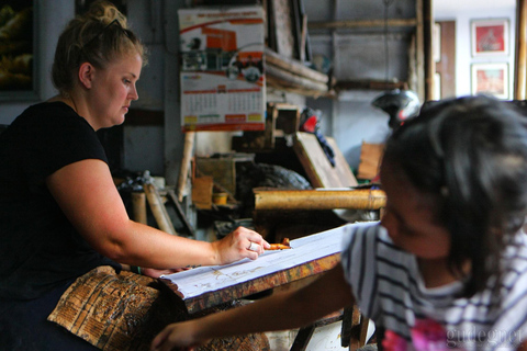 Yogyakarta: Batikles maken met expert4 uur batikles