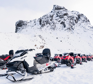 Snowmobile in Selfoss