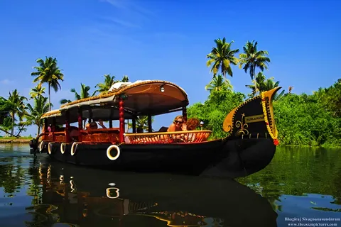 Giro in barca di Alleppey Shikara
