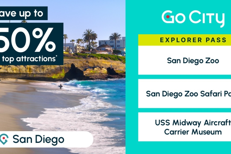 San Diego: pase Go City Explorer: elija entre 2 y 7 atraccionesPase de 5 opciones
