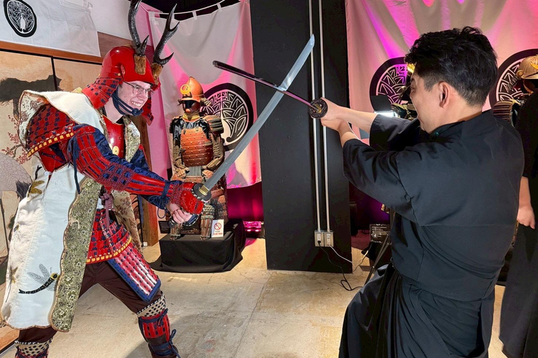 Kyoto Samurai Walk: Matcha, Calligraphy & Photoshoot