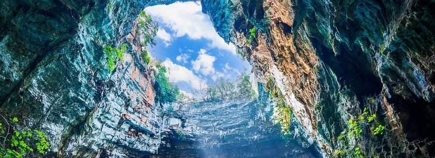 Céphalonie : Visite privée d'une demi-journée Melissani, Drogarati, Myrtos
