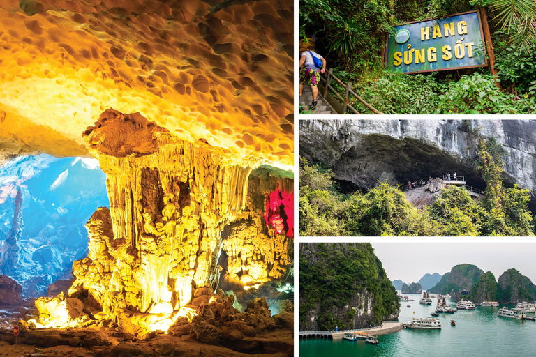 De Ninh Binh: Cruzeiro de luxo de 1 dia na Baía de Ha LongDesembarque em Ha Long