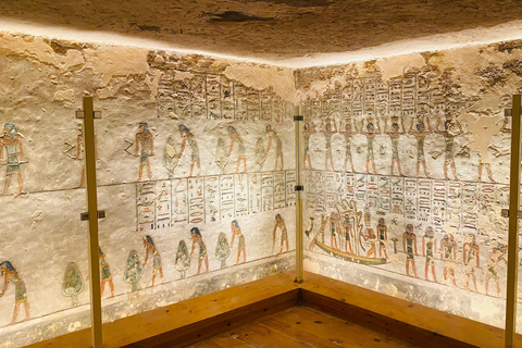 Hurghada: Luxor East & West Bank Tour with Opt. Tutankhamun Private Guided Tour with Lunch