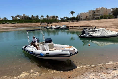 Hurghada: Zeetaxi een snel avontuur naar de eilandenZeetaxi naar Magawish Eiland