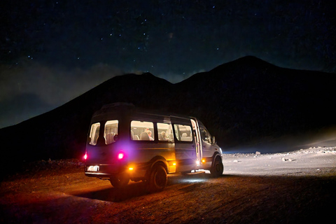 Etna North Sunset: Summit area & Craters of 2002