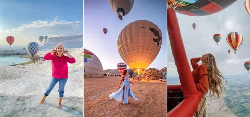 Pamukkale: Balão de Ar Quente ao Amanhecer com Certificado de Voo