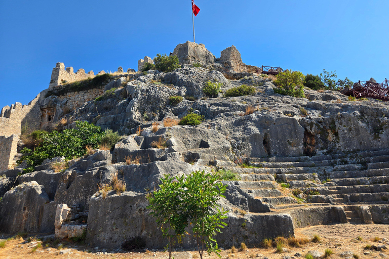 Antalya/Kemer: Luxury Kekova Sunken City & Glass Boat Tour Transfer From Kemer, Beldibi, Kiriş, Tekirova