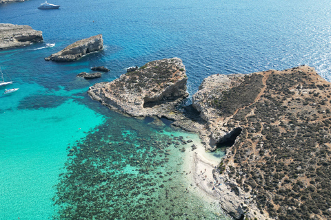 马耳他：科米诺岛、蓝色泻湖、水晶泻湖私人游船之旅马耳他：科米诺岛、蓝湖、水晶泻湖私人游船之旅