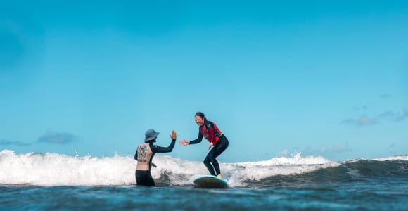 Private Surfing Lesson in Famara, Lanzarote | La Cabra Surf School