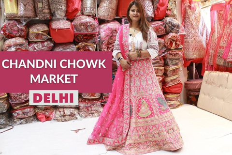 Delhi : Private Shopping Tour with Spice Market Visit Shopping Tour with Guide Only