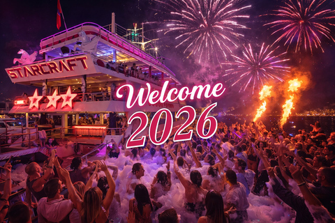 Alanya New Year’s Eve Party Boat with DJ & Shows
