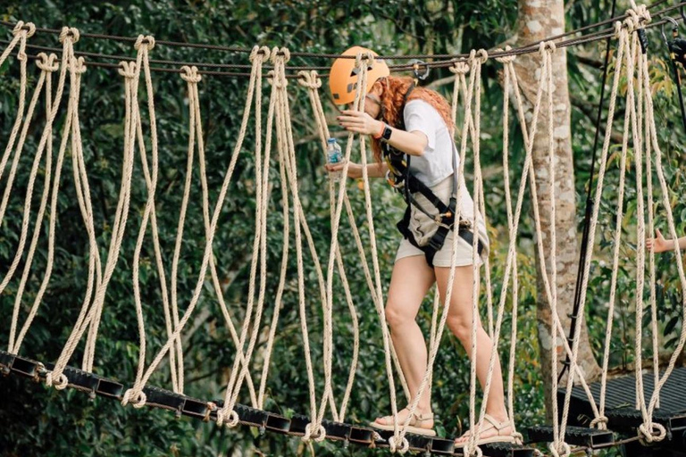 Phuket: Passeio de quadriciclo pelo mirante do Grande Buda e aventura na tirolesaZipline 18 estações