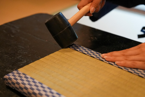 Nara: Tatami-Making Workshop with Tea and Sweets