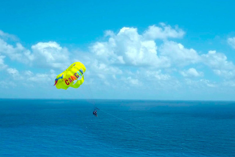 Cancun: Speedboat, Snorkeling, Dolphin Beach & Parasailing