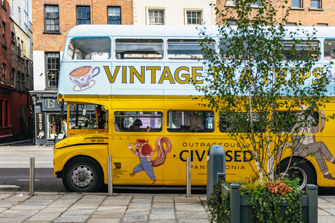 Dublin : Visite en bus vintage avec thé de l&#039;après-midi