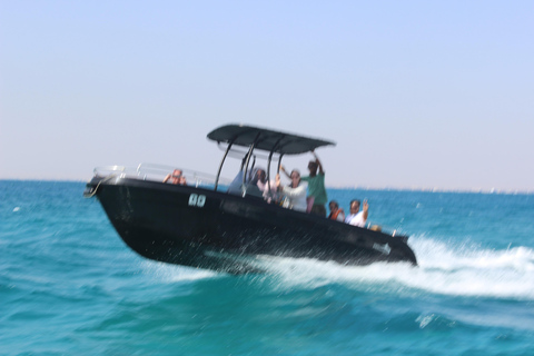 Hurghada: 4 Island Hopping Tour Dolphin, Snorkeling &amp; LunchPrivate Speedboat trip