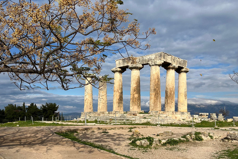 Athens: Ancient Corinth Tour with Beach Stop & Pickup