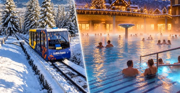 Krakow: Zakopane Cable Car, Spirits Tasting & Thermal Baths