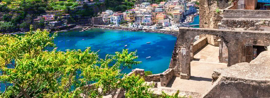 Visite privée d'Ischia avec prise en charge à l'hôtel de l'île incluse