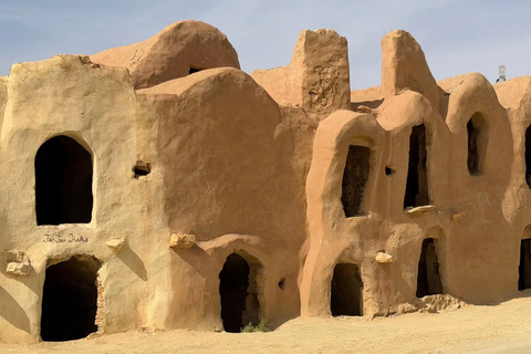 From Djerba: 4WD Sahara Desert Adventure: Ksar Ghilane, Matmata, and Star Wars From Djerba: 4WD Adventure in the Sahara: Ksar Ghilane, Matmata, and Star Wars