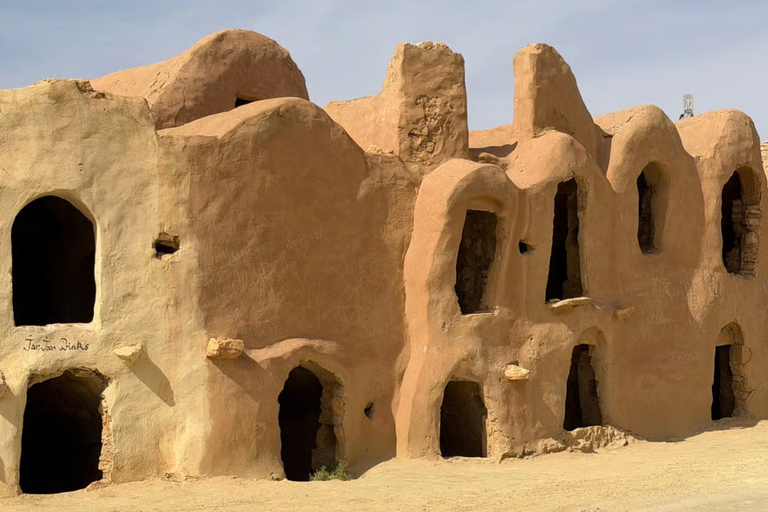 From Djerba: 4WD Sahara Desert Adventure: Ksar Ghilane, Matmata, and Star Wars From Djerba: 4WD Adventure in the Sahara: Ksar Ghilane, Matmata, and Star Wars