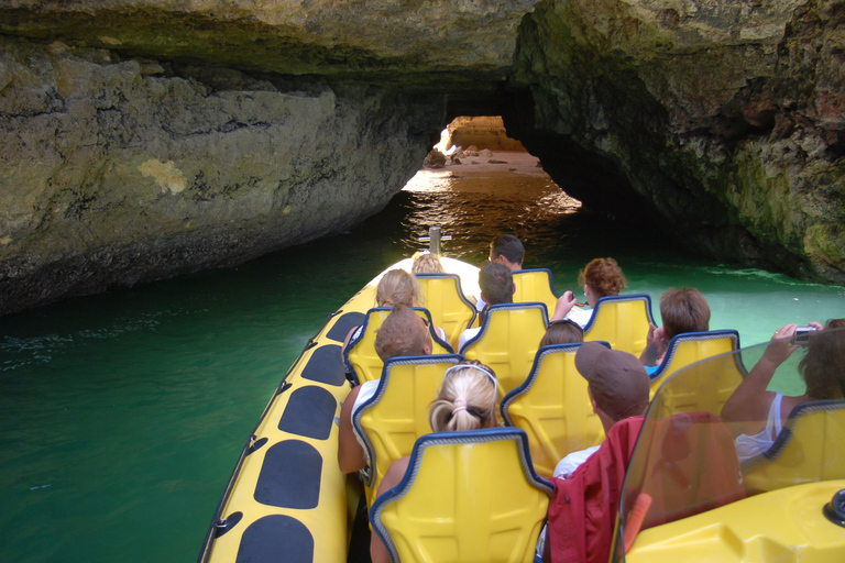 Côte de l'Algarve : grottes et observation de dauphins