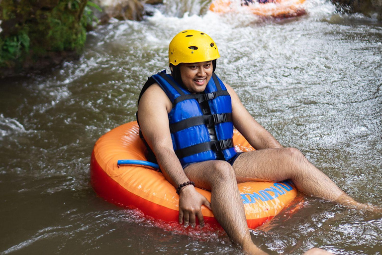 Ubud: Przygoda w jaskini rzecznej z lunchemTubing &amp; ATV Tour z transferem