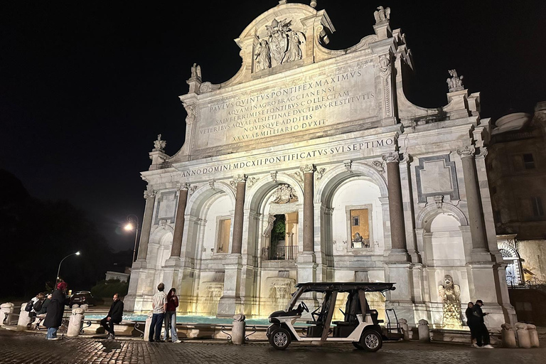 Rome Private Golf Cart Tour – 2.5 Hours: Your Itinerary & Secret Spots Discover Rome: Night Tour
