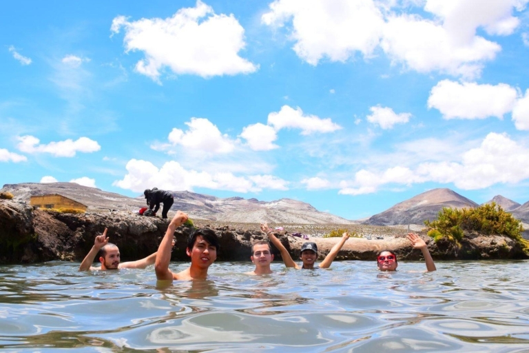 Excursión to Salinas and Yanaorco lagoons + Lojen hot spring