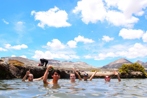 AREQUIPA||Escursione 1 GIORNO Laguna de Salinas+Sorgenti termali