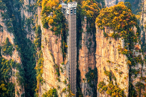 Zhangjiajie: 1-2Day Chanllenge Avatar & Tianmen mountains 2-Day Private Tour with Driver Spanish French Russian Guide