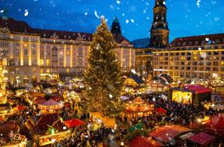 Dresden : Weihnachtsmärkte Festliches Digitalspiel