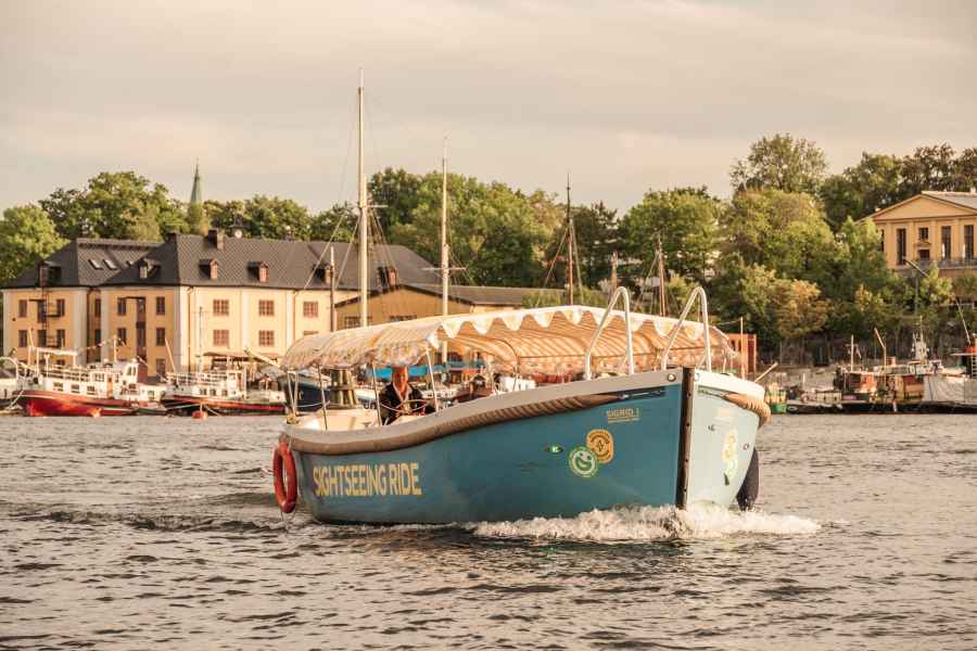 Stockholm: City Sightseeing Open Electric Boat Tour. Foto: GetYourGuide
