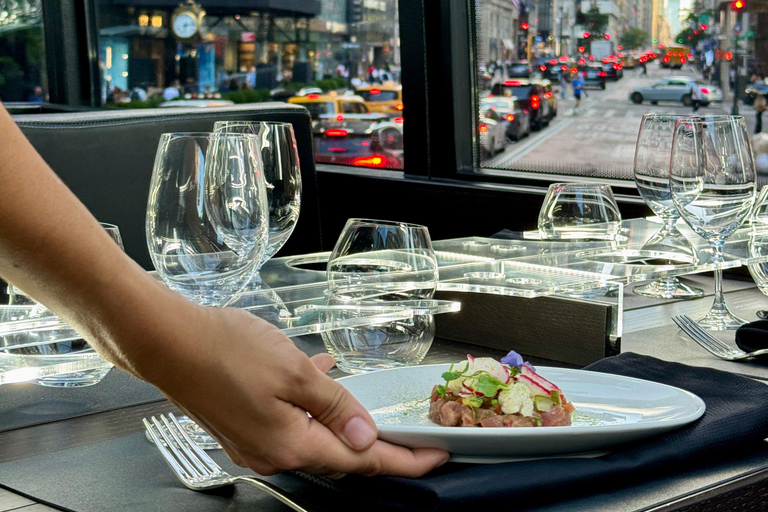 Ciudad de Nueva York: Comida gourmet en un autobús de lujo