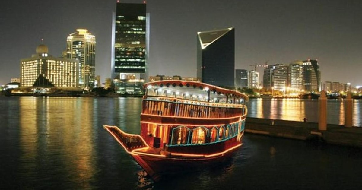 Dubai Marina Dhow Cruise Diner Met Hotel Transfer GetYourGuide