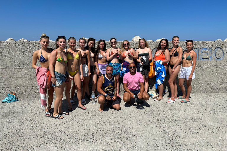 From Faliraki Harbor: Speedboat Tour with Snorkeling & Caves